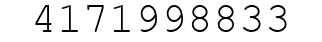 Number 4171998833.