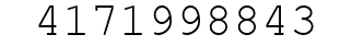 Number 4171998843.