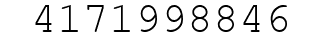 Number 4171998846.