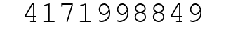 Number 4171998849.