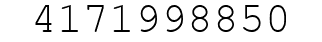 Number 4171998850.