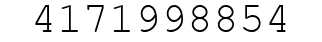 Number 4171998854.