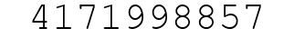Number 4171998857.