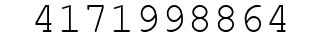 Number 4171998864.