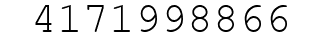 Number 4171998866.