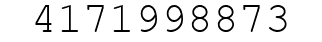 Number 4171998873.