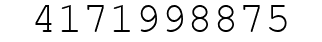 Number 4171998875.