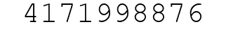 Number 4171998876.