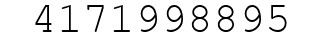 Number 4171998895.