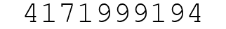 Number 4171999194.