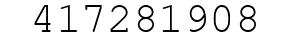 Number 417281908.