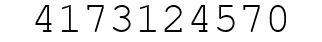 Number 4173124570.