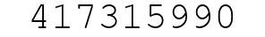 Number 417315990.