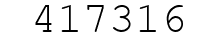 Number 417316.