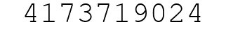 Number 4173719024.