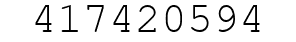 Number 417420594.