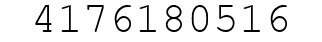 Number 4176180516.