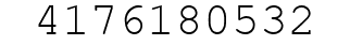 Number 4176180532.