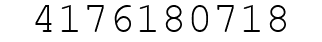 Number 4176180718.