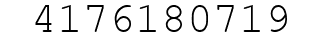 Number 4176180719.