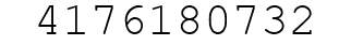 Number 4176180732.
