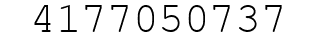 Number 4177050737.