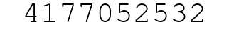 Number 4177052532.