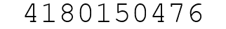 Number 4180150476.