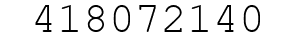 Number 418072140.