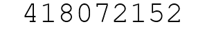Number 418072152.