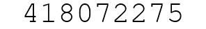 Number 418072275.