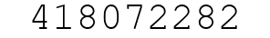 Number 418072282.