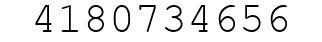 Number 4180734656.