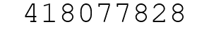Number 418077828.