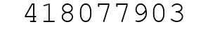 Number 418077903.