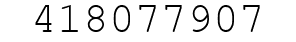 Number 418077907.