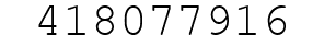 Number 418077916.
