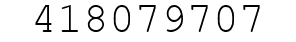 Number 418079707.
