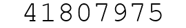 Number 41807975.