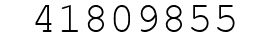 Number 41809855.