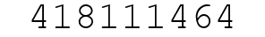 Number 418111464.