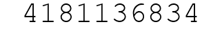 Number 4181136834.