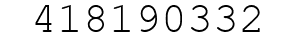 Number 418190332.