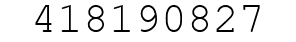 Number 418190827.