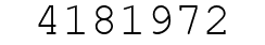 Number 4181972.