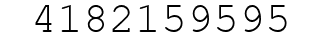 Number 4182159595.