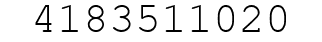 Number 4183511020.