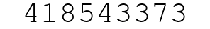 Number 418543373.