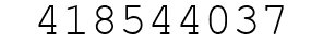 Number 418544037.