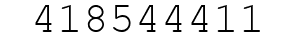 Number 418544411.